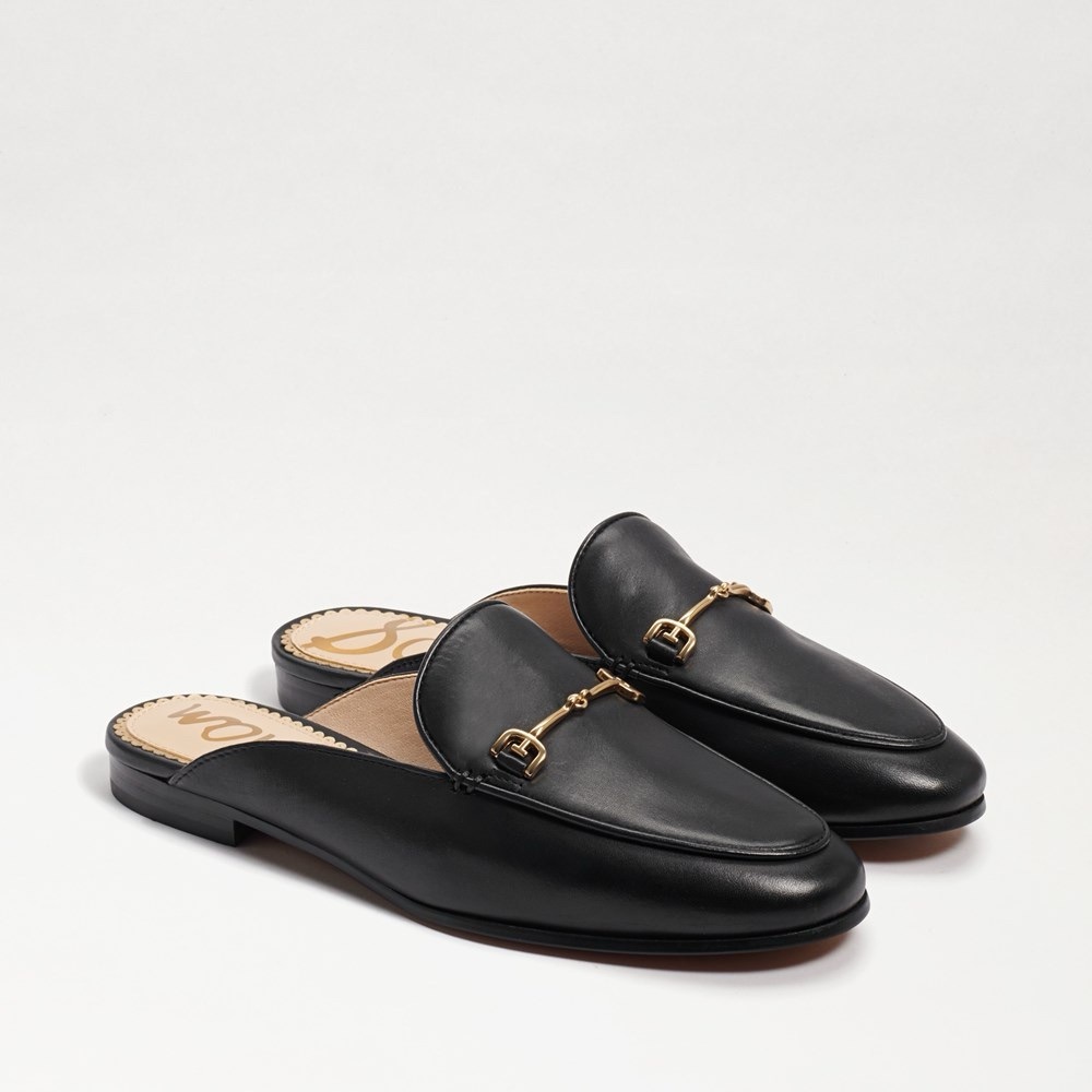 Sam Edelman Linnie bit mule black Leather